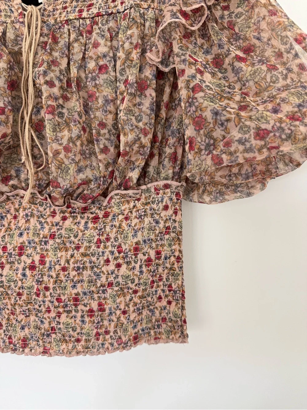 Free People sheer floral